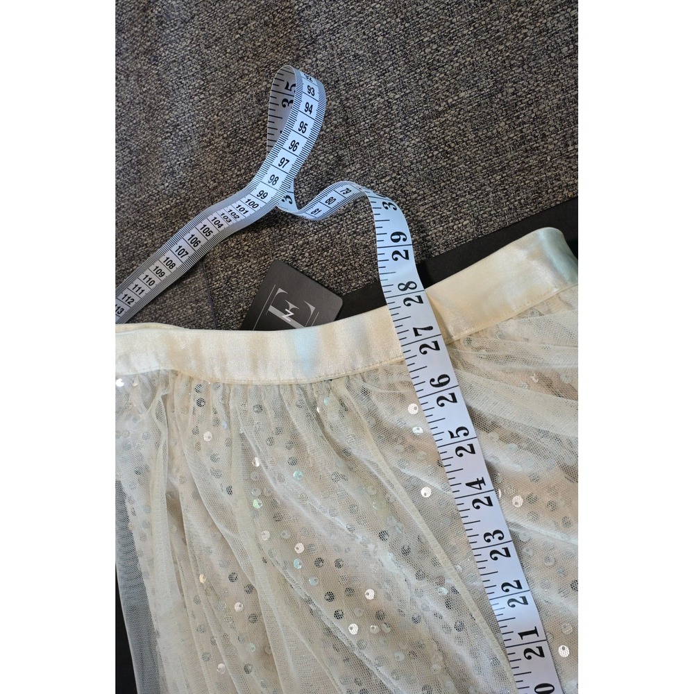 Etern Sequin Tulle Midi Skirt Women XS Like New - Picture 8 of 9